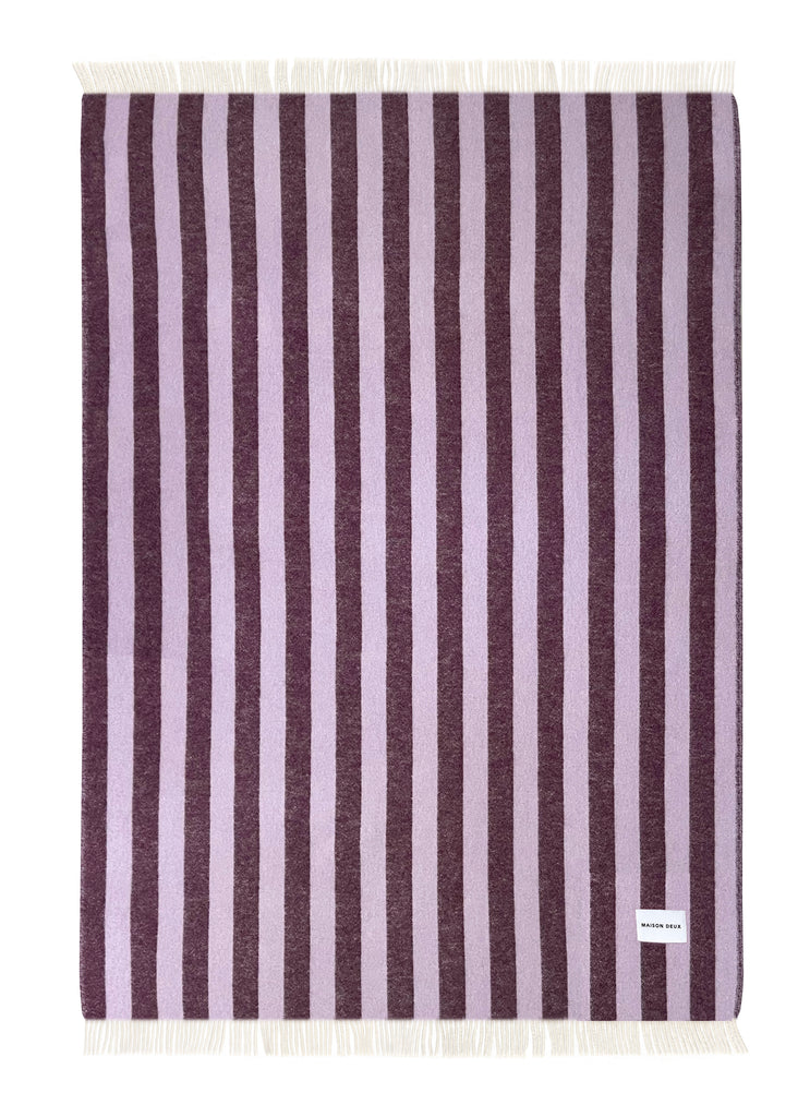 Candy Wrap Blanket Lilac Aubergine