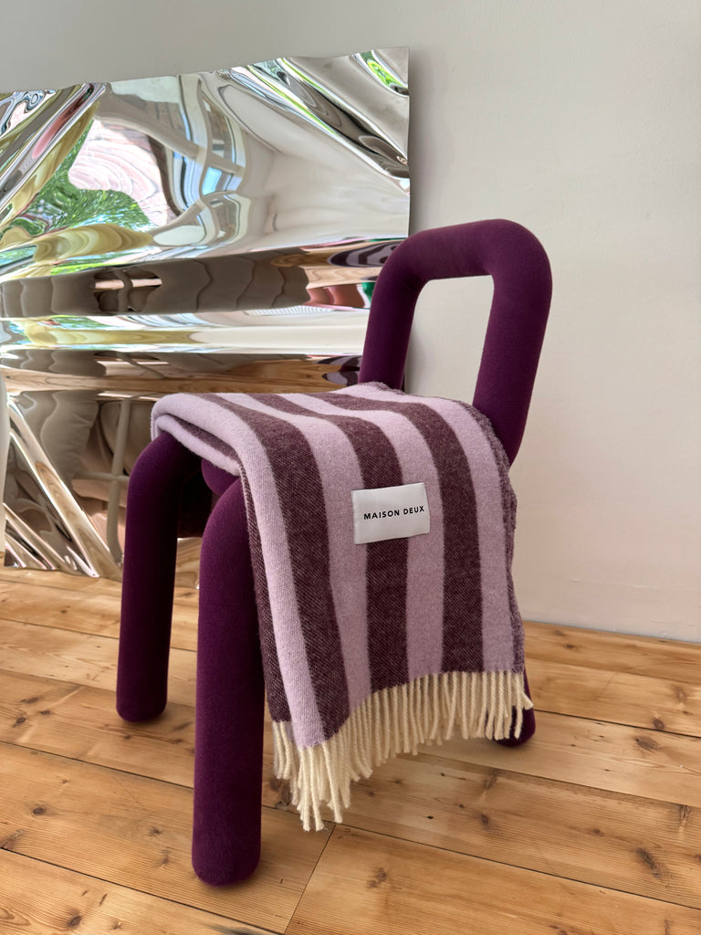 Candy Wrap Blanket Lilac Aubergine