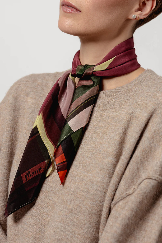 Petra silk scarf