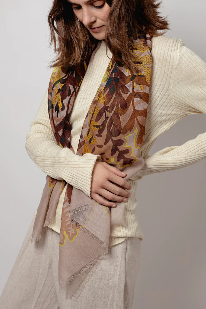 Urður wool scarf - pink