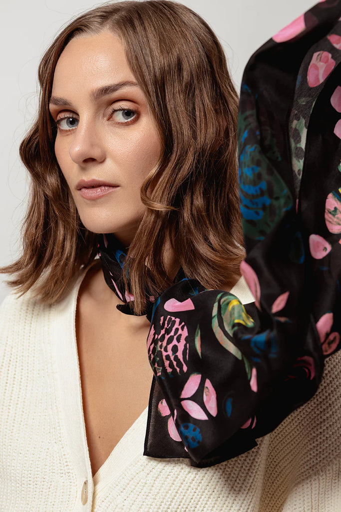 Steina silk scarf
