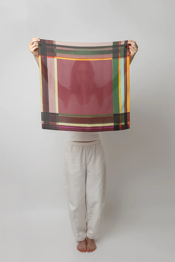 Petra silk scarf