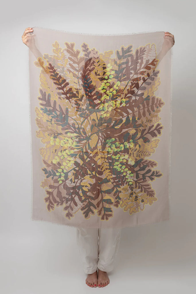 Urður wool scarf - pink