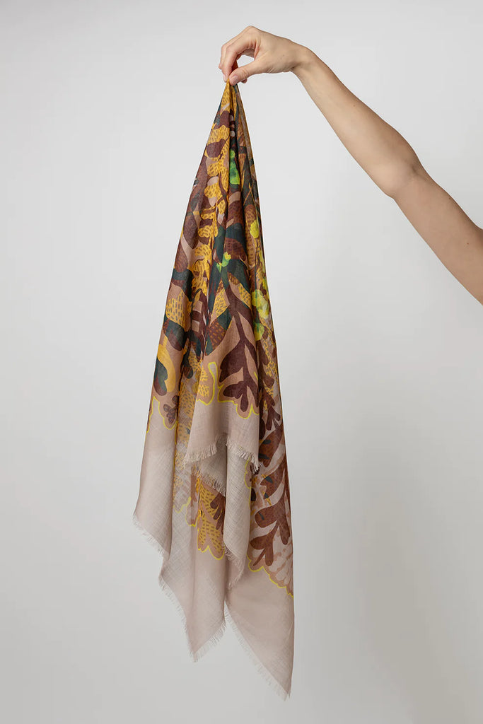 Urður wool scarf - pink