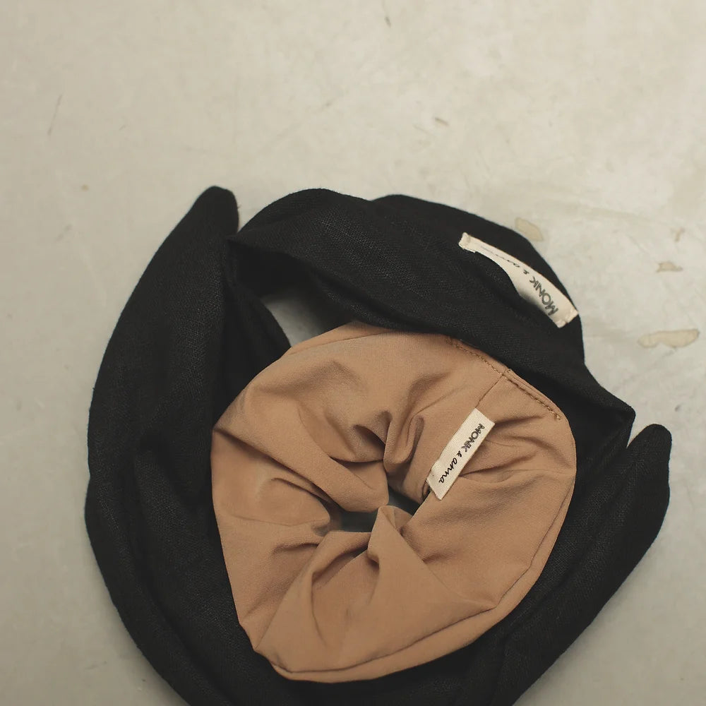 Hör hárband - svart / Linen headband - black