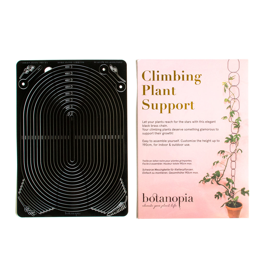 Svört keðja fyrir klifurplöntur / Black support for climbing plants