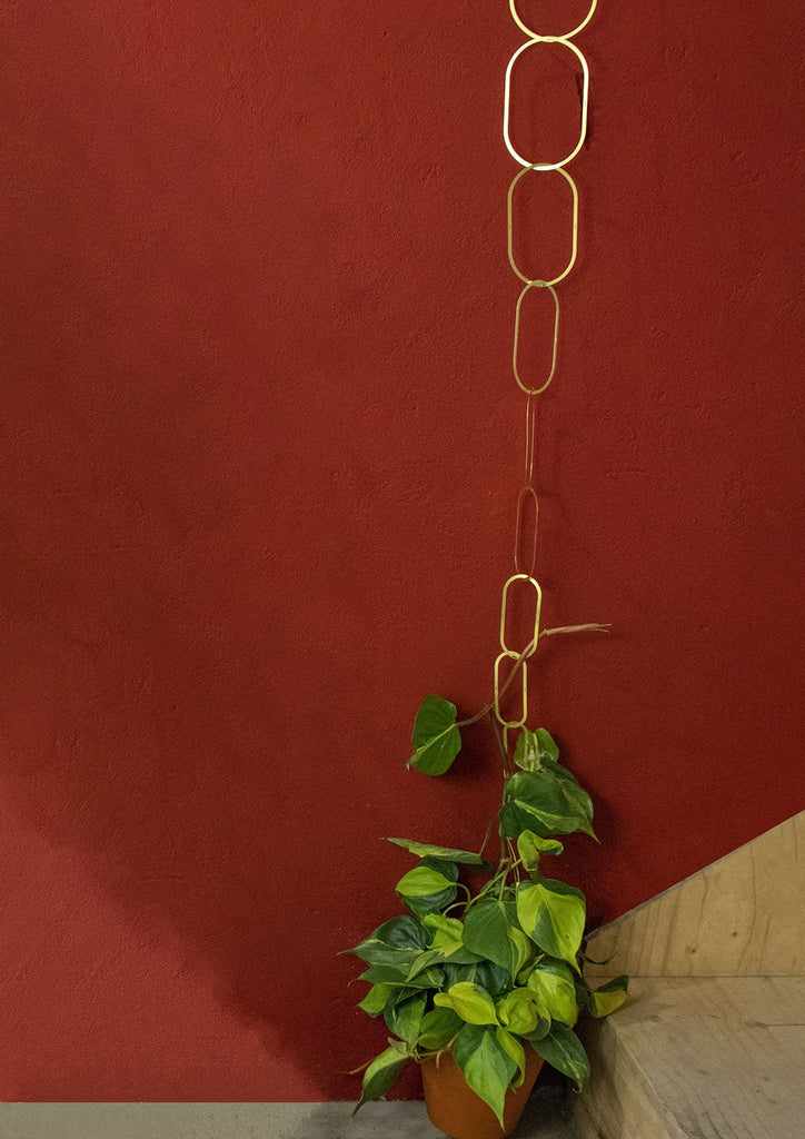 Keðja úr messing fyrir klifurplöntur / Brass support for climbing plants