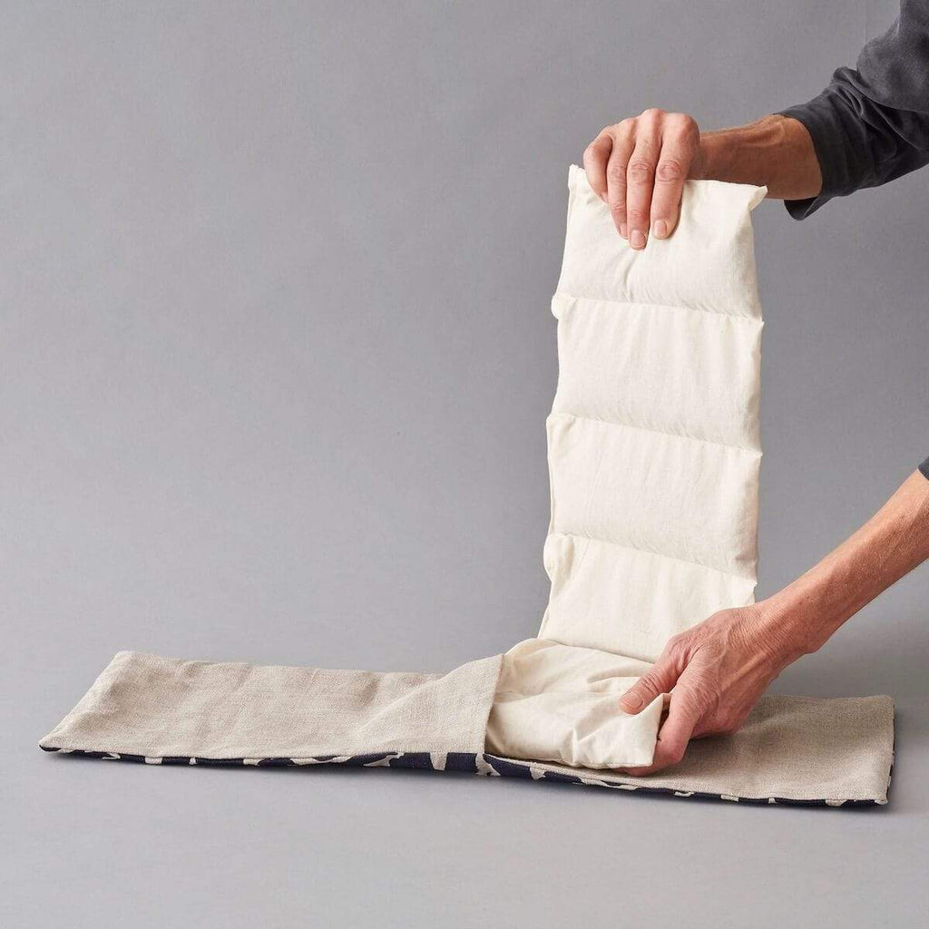 Hita/kælipoki úr ólituðu hörefni / Wheat Bag Plain Linen