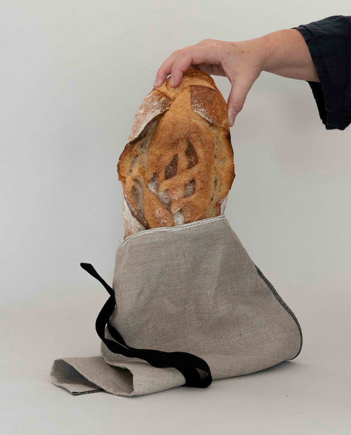 Hör brauðpoki  - Linen bread bag