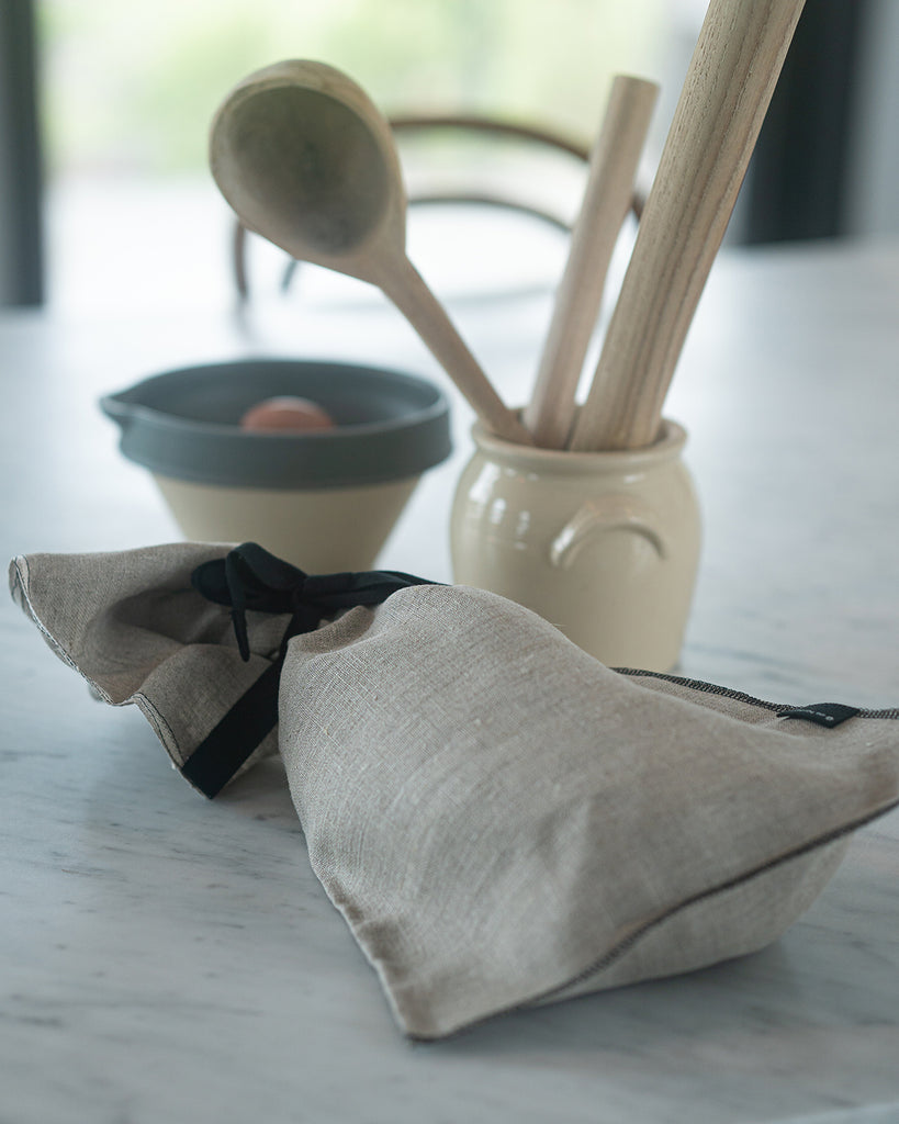 Hör brauðpoki  - Linen bread bag